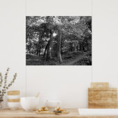 Zomer in het hout poster (Keuken)