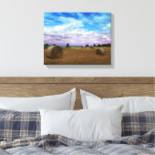 Zomer in het land canvas afdruk (Insitu (Slaapkamer))