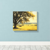 Zomer in het landschap canvas afdruk (Insitu (Houten vloer))