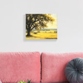 Zomer in het landschap canvas afdruk (Insitu (Woonkamer))