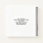 Zomer in IJsland Pola.B.Alex-landschapsschilderij Notitieboek (Achterkant)