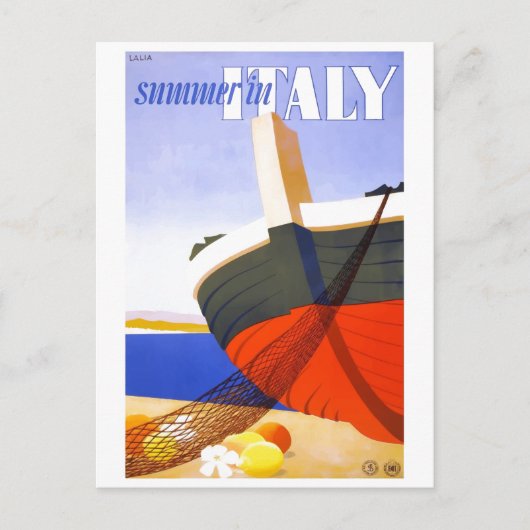  zomer in Italië Briefkaart (Voorkant)