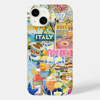 Zomer in ITALIE, Fruitige Europese Zomer Case-Mate iPhone 14 Hoesje