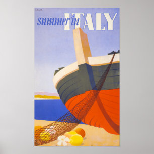 Zomer in Italië — herstelling van de valstrik Poster