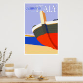 zomer in Italië Poster (Keuken)