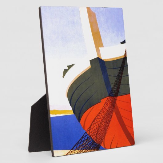 Zomer in Italië Vintage Travel Fotoplaat (Zijkant)