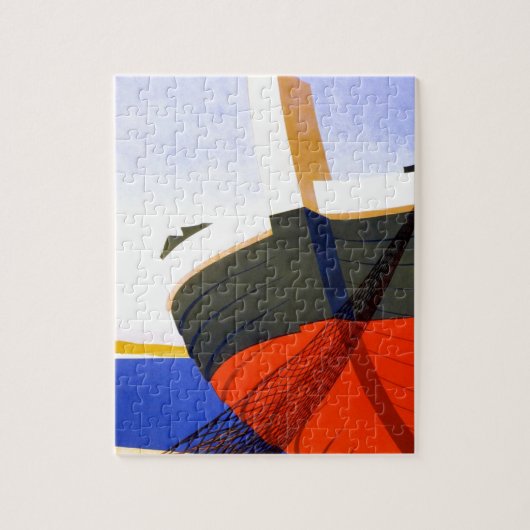 Zomer in Italië Vintage Travel Legpuzzel (Verticaal)