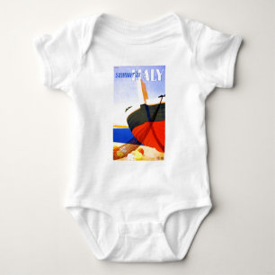 Zomer in Italië Vintage Travel Romper