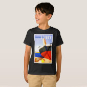Zomer in Italië Vintage Travel T-shirt (Voorkant volledig)