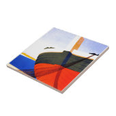 Zomer in Italië Vintage Travel Tegeltje (Zijkant)