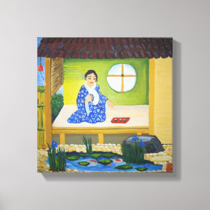zomer in Japan Canvas Afdruk