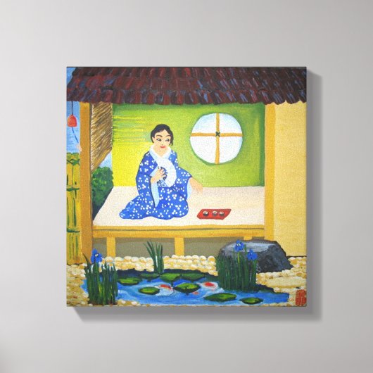 zomer in Japan Canvas Afdruk (Voorkant)