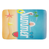 Zomer in je badkamer badmat (Voorkant)