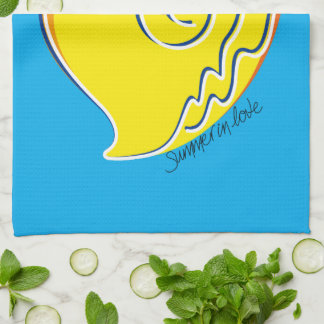 Zomer in Love -De chef speciaal - Gepersonaliseerd Theedoek