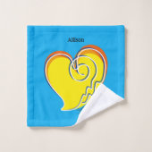 Zomer in Love - Persoonlijk Bad Handdoek (Wasdoekje)