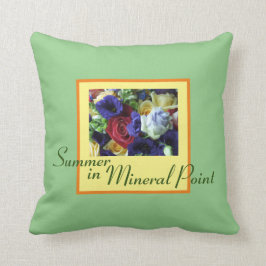 Zomer in Mineraal Punt Kussen