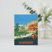 Zomer in Normandië, Frankrijk Briefkaart (Staand voorkant)
