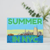 Zomer in NYC Bedankkaart (Staand voorkant)