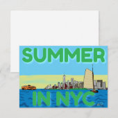 Zomer in NYC Bedankkaart (Voorkant / Achterkant)