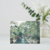 Zomer in Riverwalk, San Antonio Texas briefkaart (Staand voorkant)