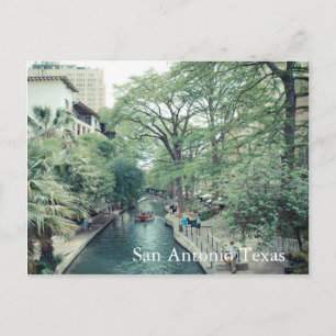 Zomer in Riverwalk, San Antonio Texas briefkaart