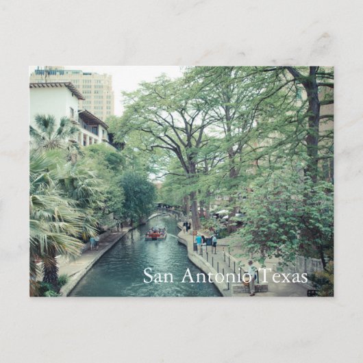 Zomer in Riverwalk, San Antonio Texas briefkaart (Voorkant)