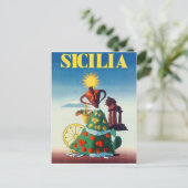 Zomer in Sicilië, Italië Briefkaart (Staand voorkant)