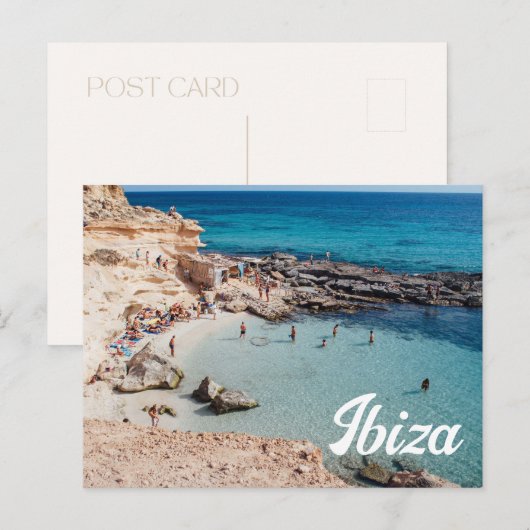 Zomer in Spanje Ibiza Briefkaart (Voorkant / Achterkant)