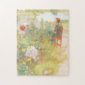Zomer in Sundborn door Carl Larsson Legpuzzel (Verticaal)