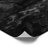 Zomer in Zwitserland Zwart-wit Foto Poster (Hoek)