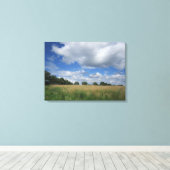 Zomer Iowa Prairie Canvas Print (Insitu (Houten vloer))