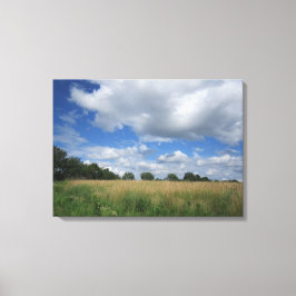 Zomer Iowa Prairie Canvas Print