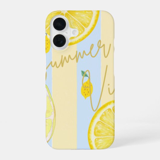 zomer iPhone 16 hoesje (Achterkant)