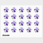 Zomer Iris Envelope Seal Ronde Sticker (Vel)