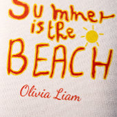 Zomer Is Het Strand Aangepaste Retro Doodle Tote T Blikjeskoeler