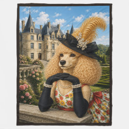 Zomer is in de lucht, Poodle Fleece Deken