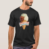 Zomer is voor ijs t-shirt (Voorkant)