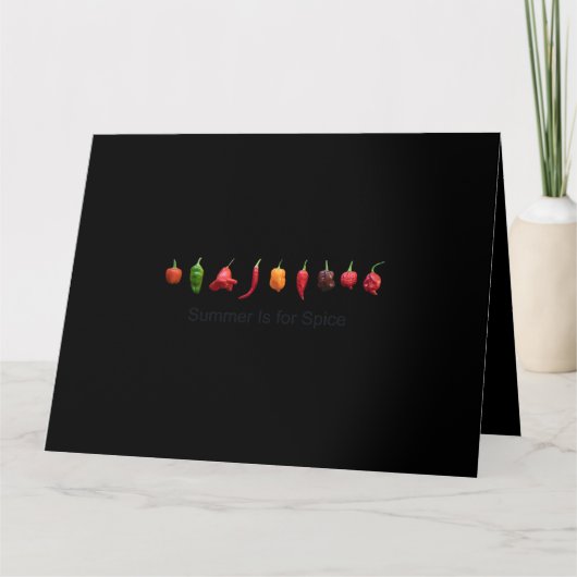 Zomer is voor Spice Kaart (Voorkant)