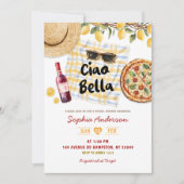 Zomer Italiaanse Ciao Bella Bruiloftfeest Kaart (Voorkant)