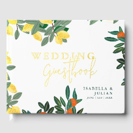 Zomer Italië Fruit Wedding Gastenboek