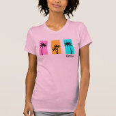 Zomer jaren 1980 Palm Tree Vibes T-shirt (Voorkant)