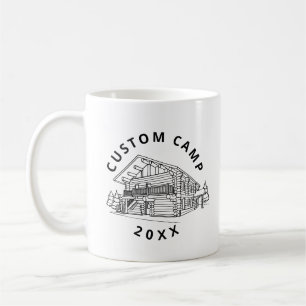 Zomer jeugdkamp grote cabine / lodge custom design koffiemok