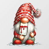 Zomer kabouter raamfolie raamsticker (Vel)