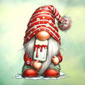 Zomer kabouter raamfolie raamsticker (Vel 3)
