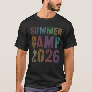 Zomer Kamp 2026 Camping Host Personeel Vibe Beste T-shirt