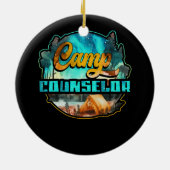 Zomer Kamp Counselor Directeur Camper Wandelen Rei Keramisch Ornament (Achterkant)