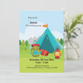 Zomer Kamp Kaart (Staand voorkant)