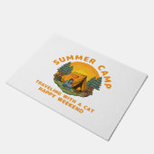 Zomer Kamp reizen met een kat Deurmat (Schuin)