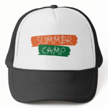 Zomer Kamp Retro Handgetekend Touwontwerp