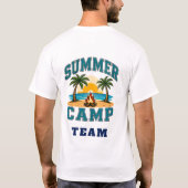☀️ Zomer Kamp Staf Typografie 👕 T-shirt (Achterkant)